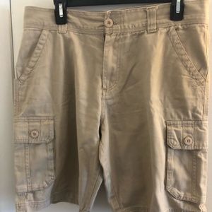 Mens 32 Tan Burnside cargo shorts